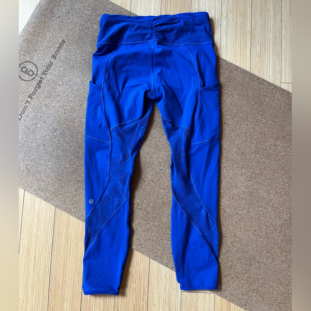 Lululemon Athletica Royal Blue Leggings - Picture 3 of 3